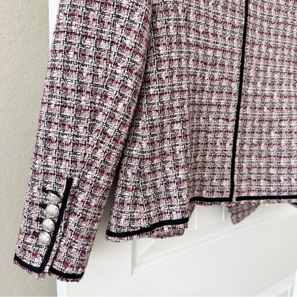 Veronica Beard Theron Tweed Blazer Jacket - Picture 9 of 11